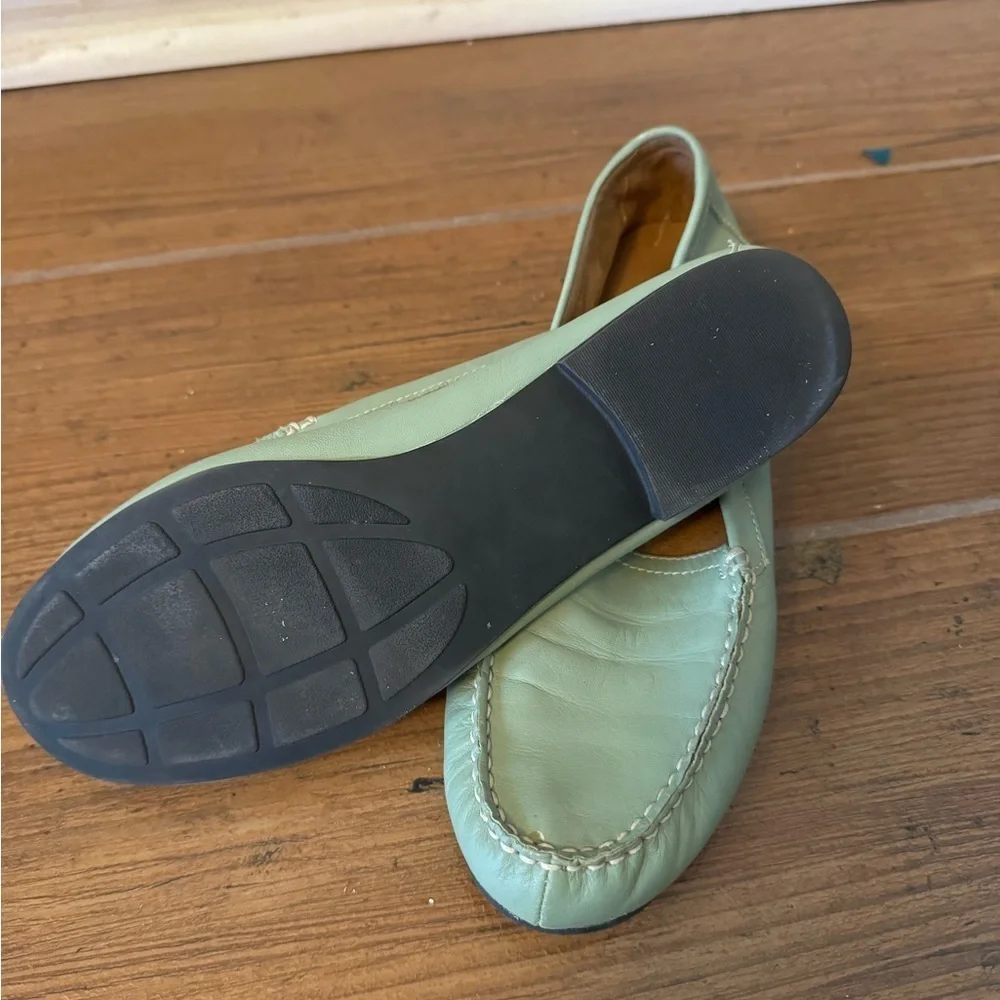 Vintage Naturalizer Mint Green Leather Loafers - Size 8N - Picture 4 of 6